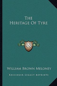 portada the heritage of tyre (in English)