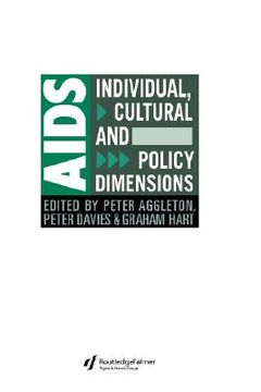 portada aids: individual, cultural and policy dimensions (en Inglés)