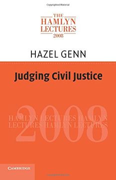 portada Judging Civil Justice (The Hamlyn Lectures) (en Inglés)