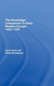 portada the routledge companion to early modern europe, 1453 1763 (en Inglés)