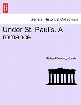 portada under st. paul's. a romance. vol.ii (in English)