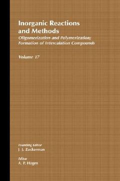 portada inorganic reactions and methods, oligomerization and polymerization formation of intercalation compounds (en Inglés)