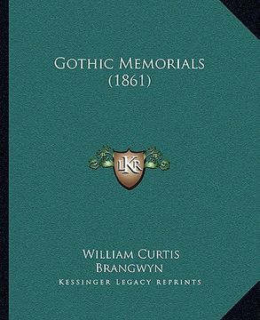 portada gothic memorials (1861) (en Inglés)