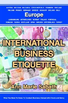 portada international business etiquette: europe (en Inglés)