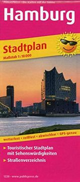 portada Hamburg, City map 1: 18,000 (en Alemán)