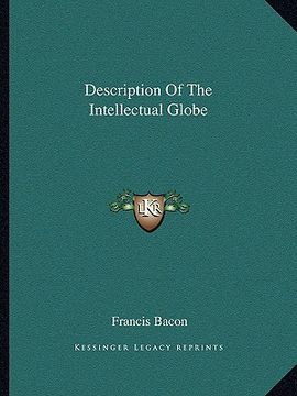 portada description of the intellectual globe (en Inglés)