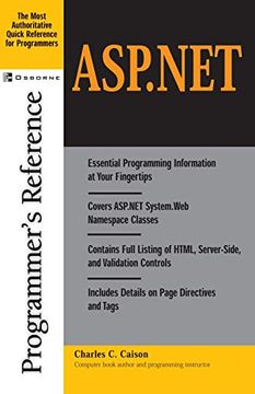 portada Asp. Net Programmer's Reference (en Inglés)