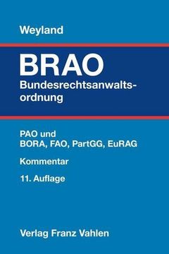 portada Bundesrechtsanwaltsordnung (en Alemán)