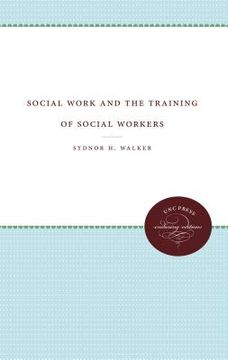 portada Social Work and the Training of Social Workers (in English)