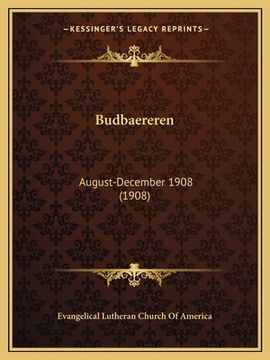 portada Budbaereren: August-December 1908 (1908) (in Noruego)