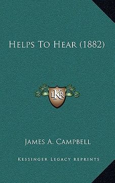 portada helps to hear (1882) (en Inglés)