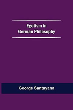 portada Egotism in German Philosophy (en Inglés)