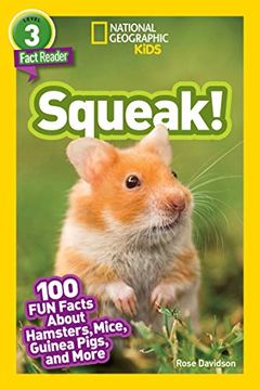 portada National Geographic Readers: Squeak! (L3): 100 fun Facts About Hamsters, Mice, Guinea Pigs, and More (en Inglés)