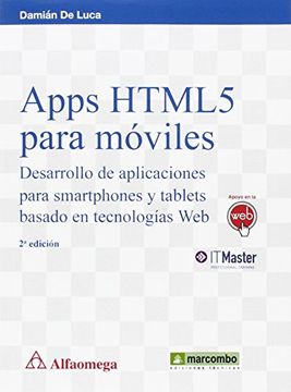 portada Apps HTML5 para móviles: Desarrollo de aplicaciones para smartphones y tablets