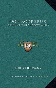 portada don rodriguez: chronicles of shadow valley (en Inglés)