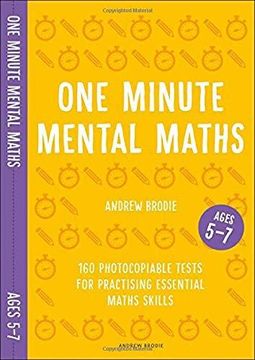 portada One Minute Mental Maths For Ages 5 (en Inglés)