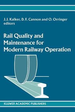 portada rail quality and maintenance for modern railway operation (en Inglés)
