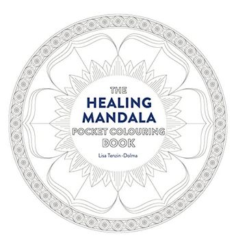portada Healing Mandala Pocket Coloring Book: 26 Inspiring Designs for Mindful Meditation and Coloring
