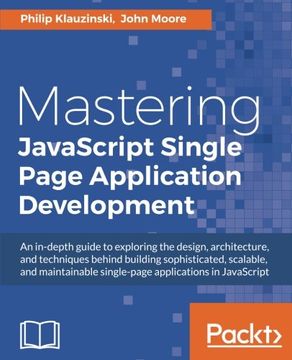 portada Mastering JavaScript Single Page Application Development