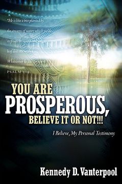 portada you are prosperous, believe it or not!!! (en Inglés)