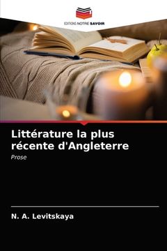 portada Littérature la plus récente d'Angleterre (en Francés)