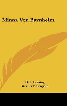 portada minna von barnhelm (en Inglés)