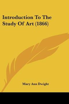 portada introduction to the study of art (1866)