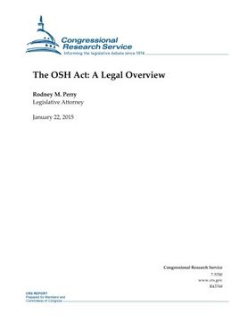 portada The OSH Act: A Legal Overview (CRS Reports)