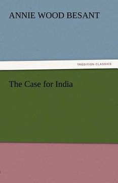 portada the case for india (en Inglés)