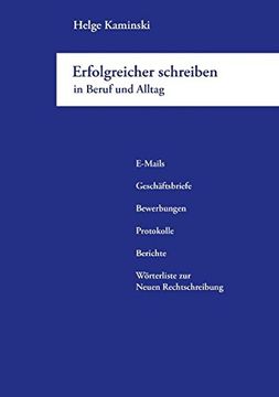 portada Erfolgreicher schreiben in Beruf und Alltag (German Edition)