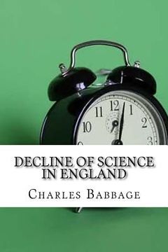 portada Decline of Science in England