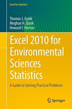 portada Excel 2010 for Environmental Sciences Statistics: A Guide to Solving Practical Problems (Excel for Statistics) (en Inglés)