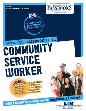 portada Community Service Worker (C-2675): Passbooks Study Guide Volume 2675 (en Inglés)