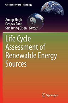 portada Life Cycle Assessment of Renewable Energy Sources (en Inglés)