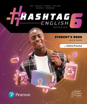 portada Hashtag English 6 Advanced Student's Book and Ebook (en Inglés)