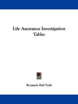 portada life assurance investigation tables (in English)