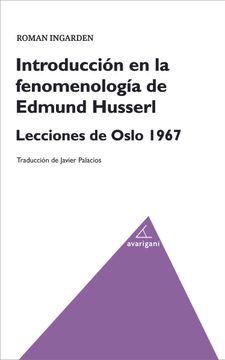 portada Introducción en la Fenomenología de Edmund Husserl: Lecciones de Oslo 1967