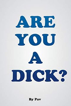 portada Are you a Dick? (en Inglés)