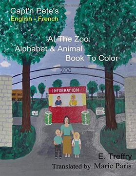 portada Capt'n Pete's A-B-C Animal Coloring Book - French (en Inglés)