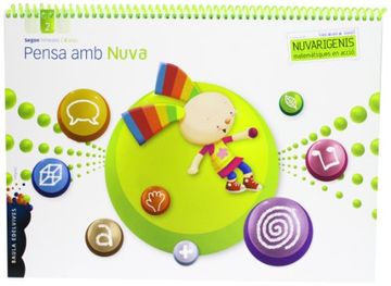 portada Pensa amb Nuva (Infantil 3 años Segundo Trimestre) (Nuvarigenis)