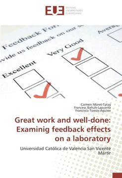 portada Great work and well-done: Examinig feedback effects on a laboratory: Universidad Católica de Valencia San Vicente Mártir