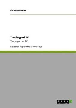 portada theology of tv (en Inglés)