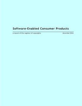 portada Software-Enabled Consumer Products (en Inglés)