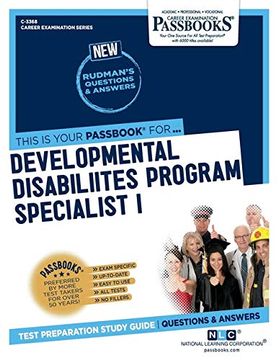 portada Developmental Disabilities Program Specialist i 