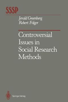 portada controversial issues in social research methods (en Inglés)