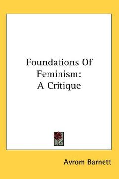 portada foundations of feminism: a critique (en Inglés)