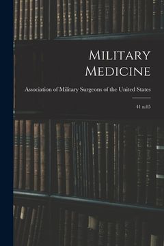 portada Military Medicine: 41 n.05 (en Inglés)