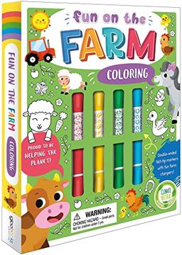 portada Fun on the Farm Coloring Set: With Double-Ended Stamp Markers (in English)