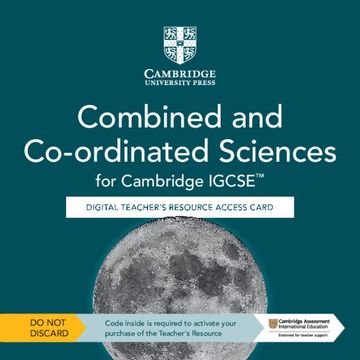 portada Cambridge Igcse (Tm) Combined and Co-Ordinated Sciences Digital Teacher's Resource Access Card (in English)