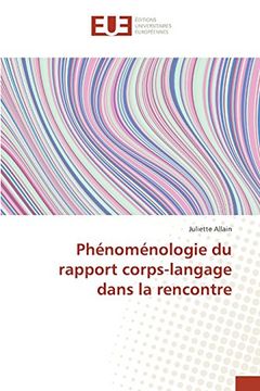 portada Phénoménologie du rapport corps-langage dans la rencontre